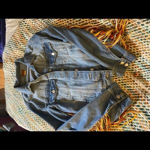 Fringe Denim Jakcet